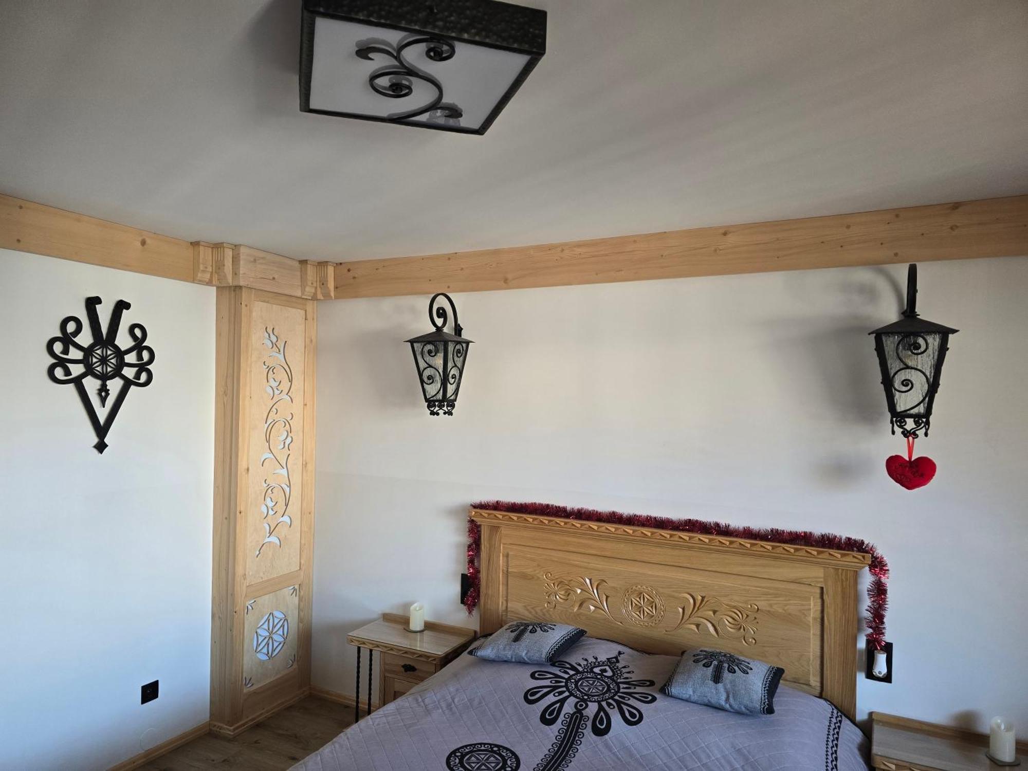 Apartament Zakopane Utrzymany W Stylu Goralskiej Chaty Exteriör bild